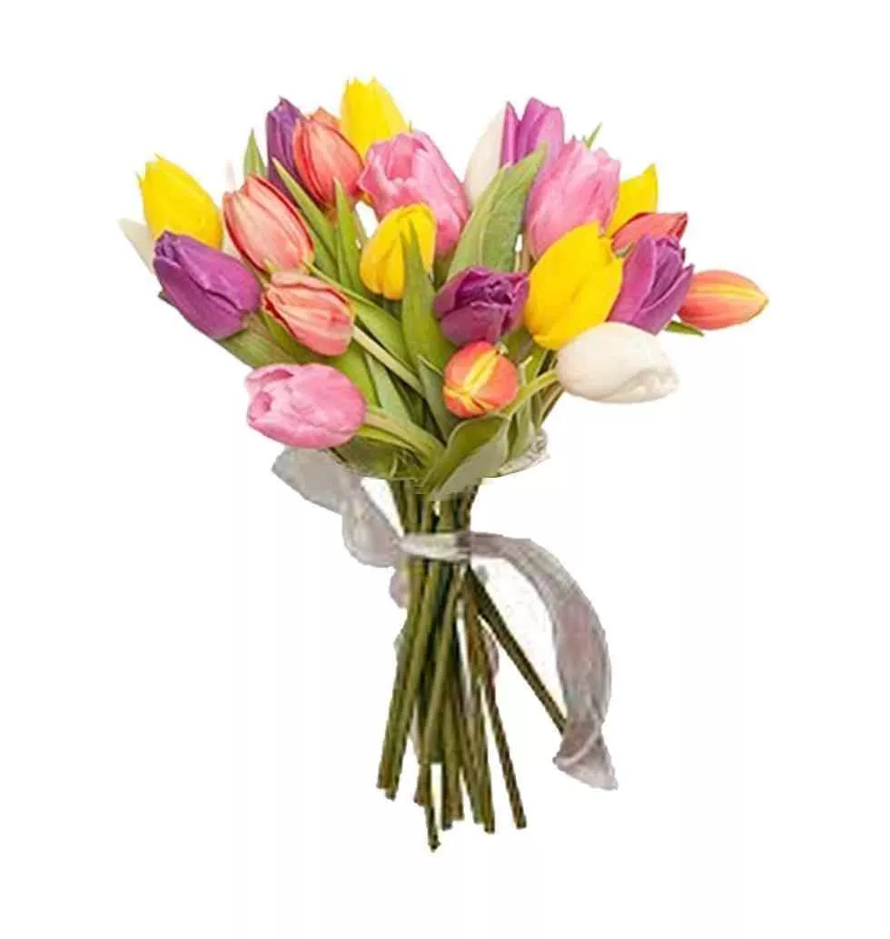 Spring Harmony Assorted Tulip Bouquet