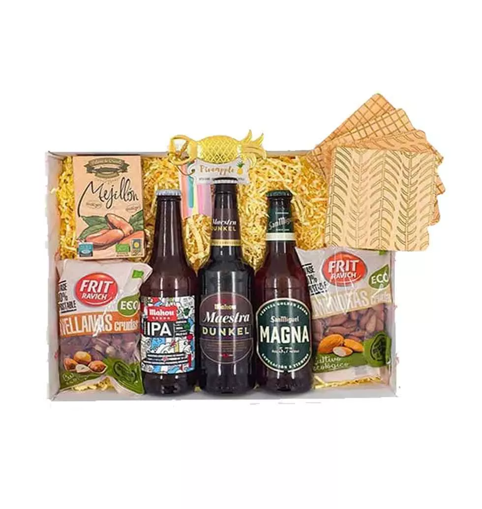 Gourmet Gift Box With Craft Beer