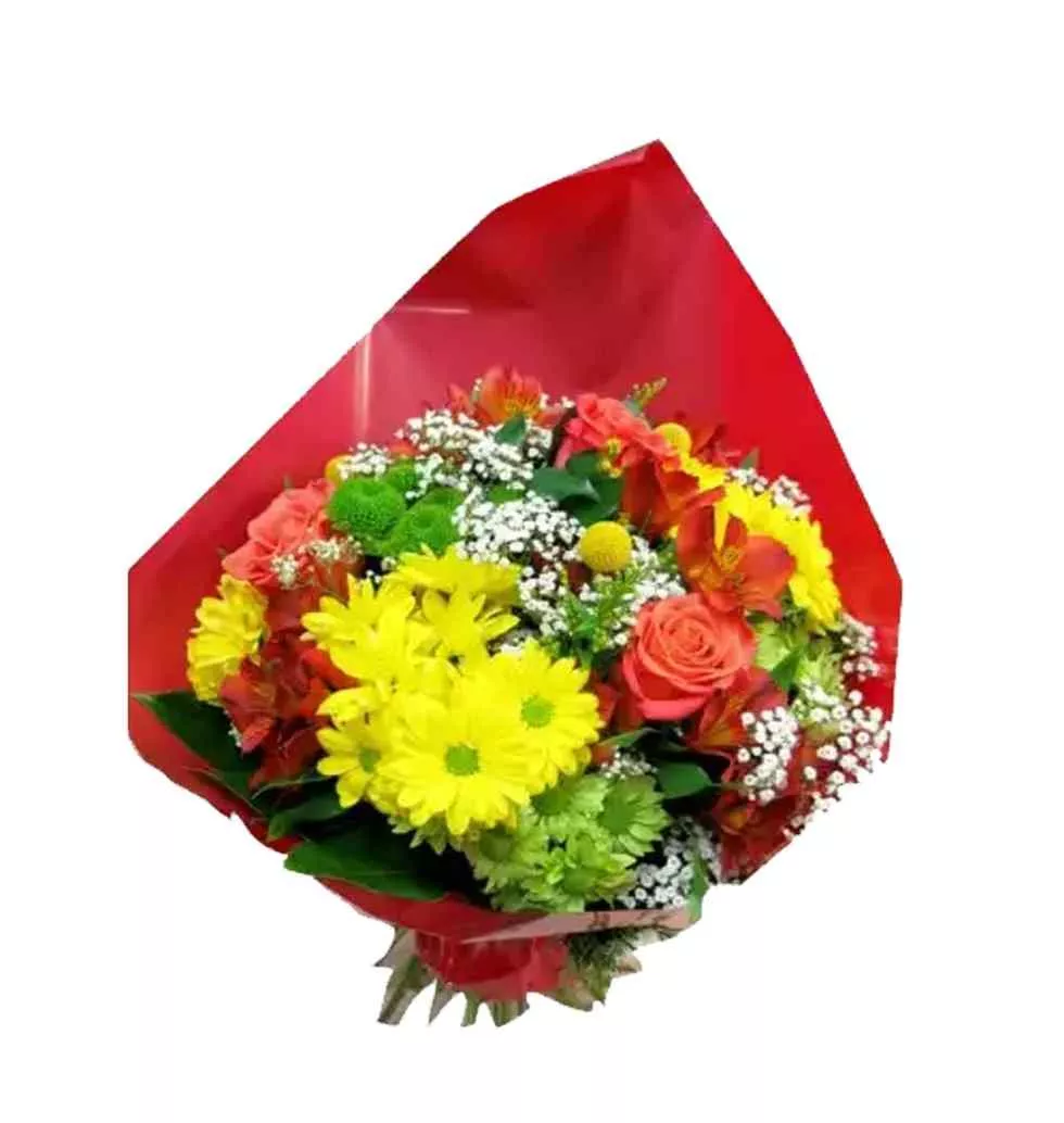 Bouquet With Splash Color