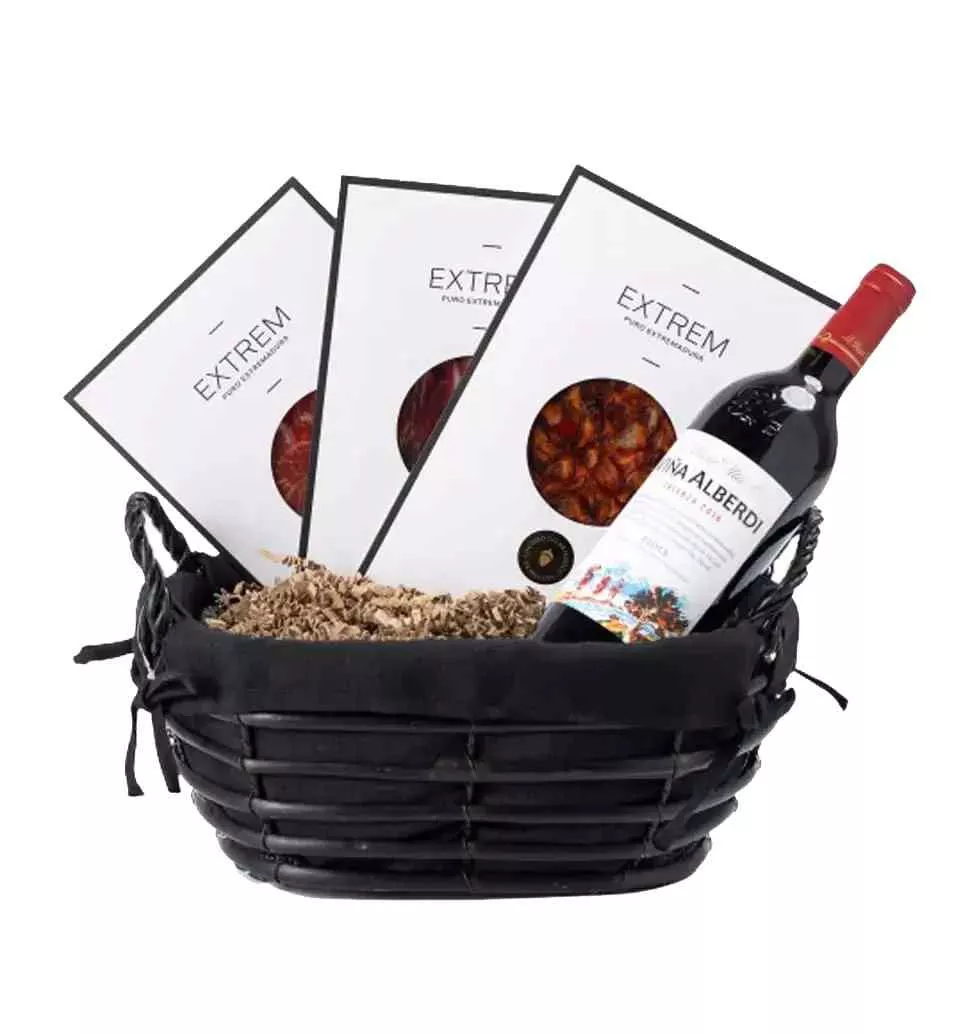 Meat And Rioja Gift Basket