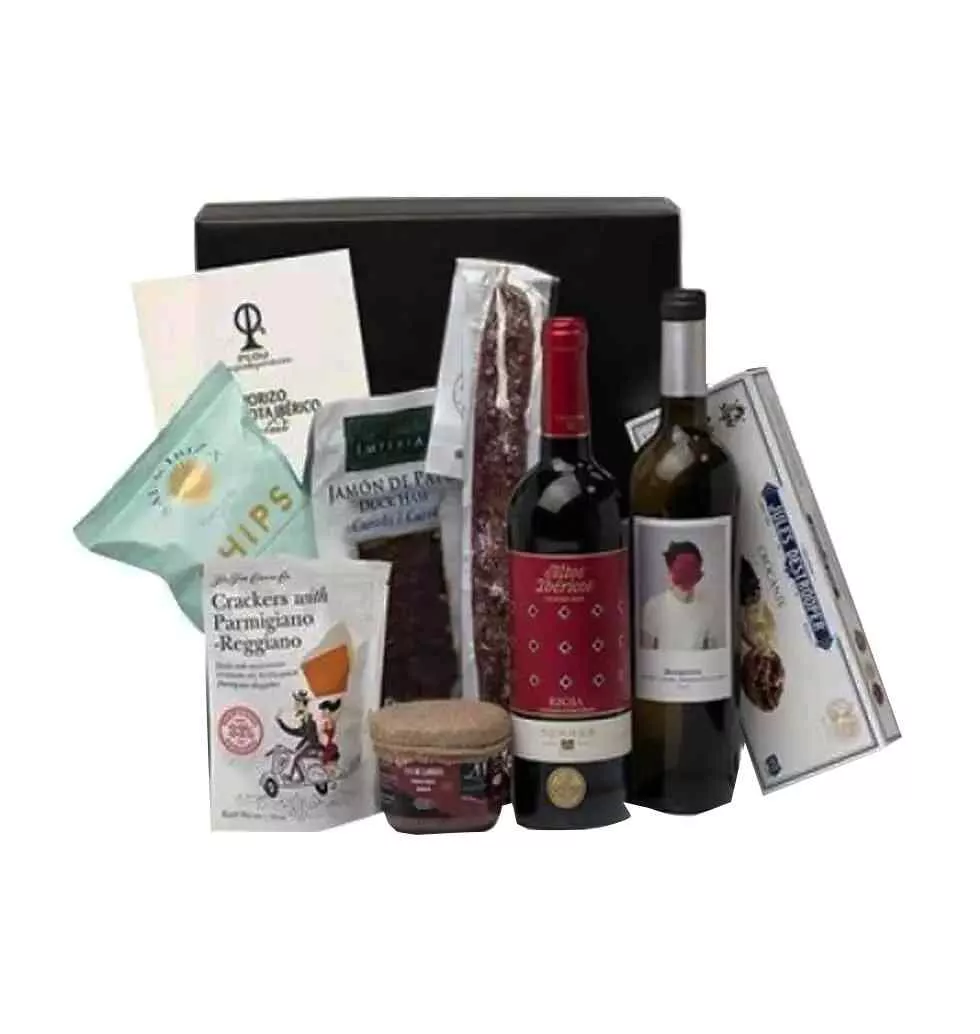 Gift Box of Treats And Iberian Wines