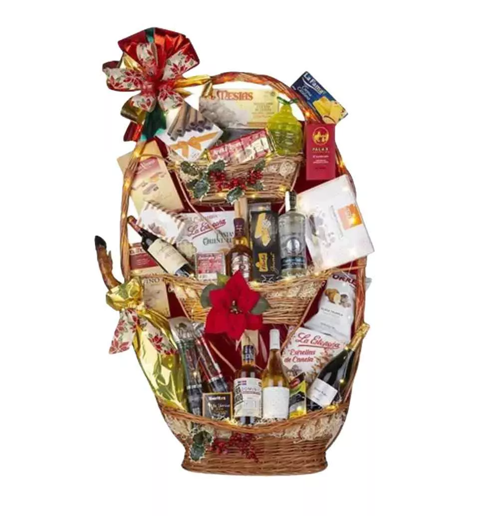 Deluxe Spirits And Treats Hamper