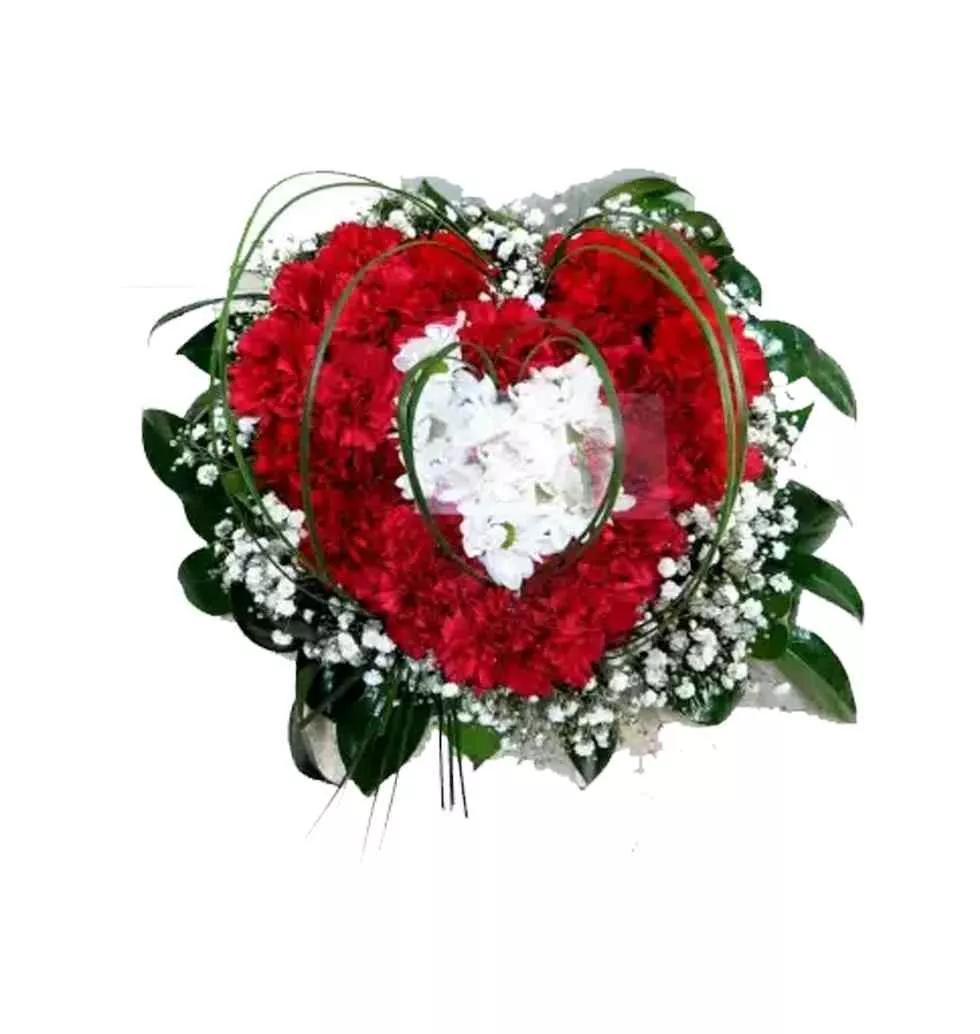 Heartfelt Carnation & Daisy Centerpiece