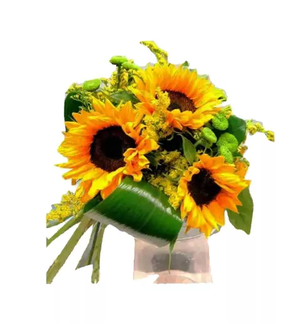 Lush Sunflower Garden Bouquet