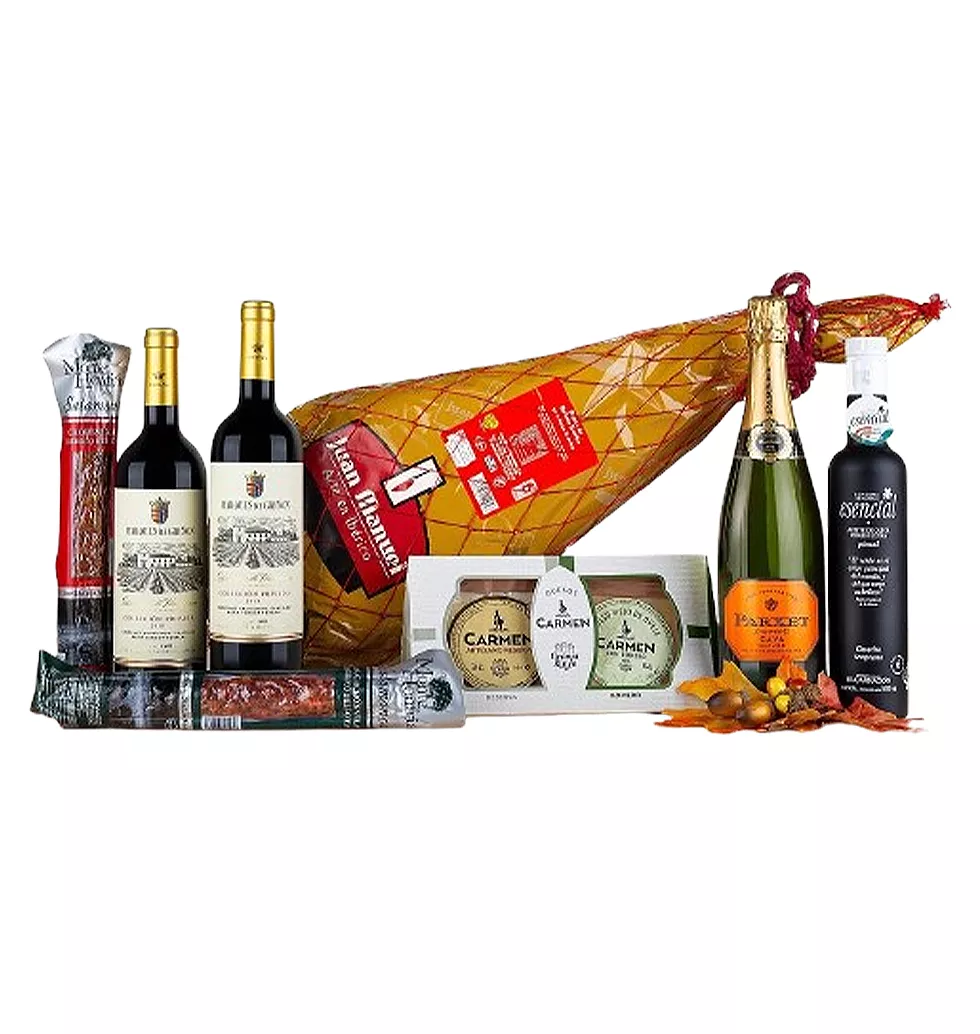 Premium Cava & Charcuterie Basket