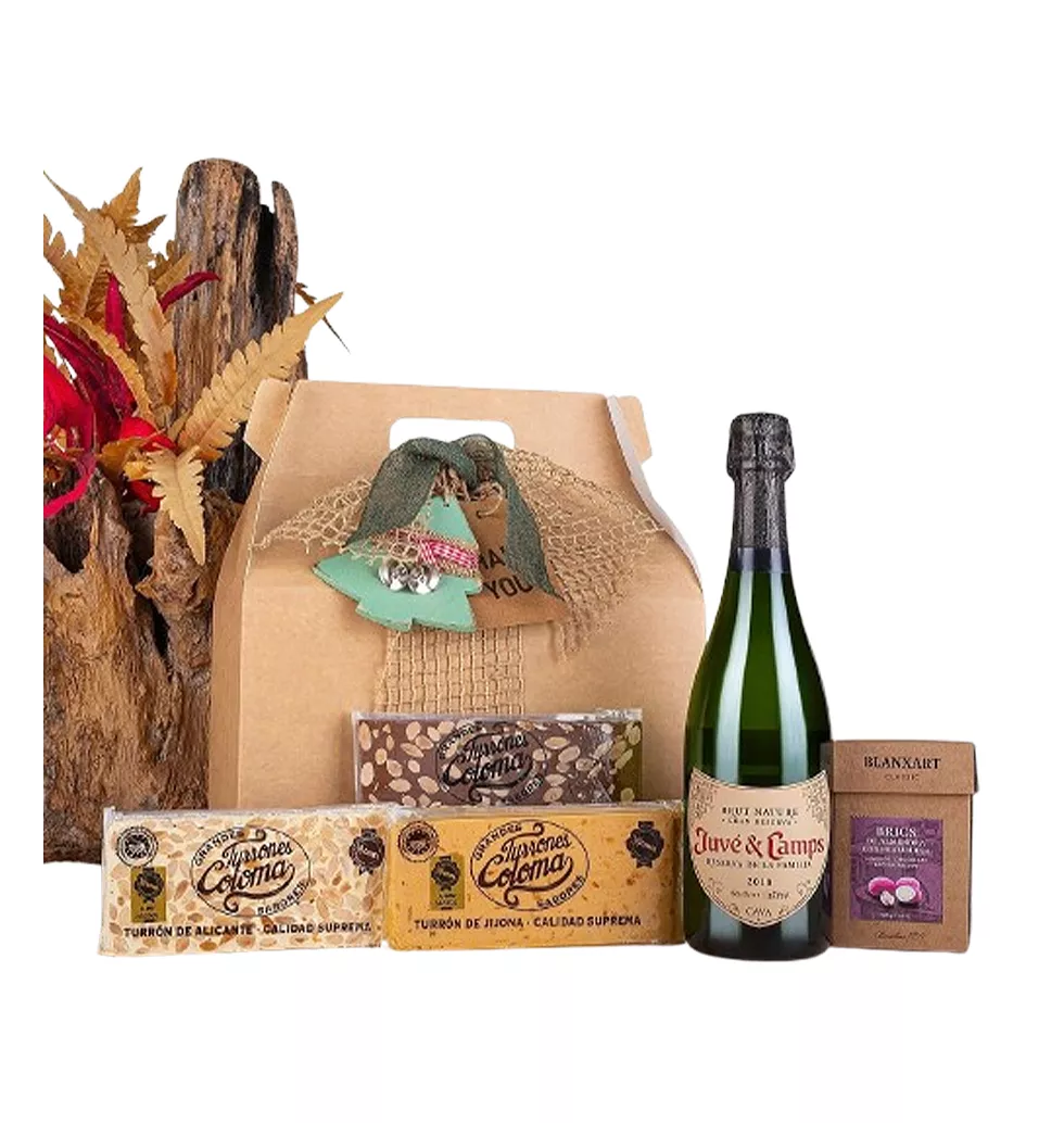 Cava & Nougat Celebration Pack