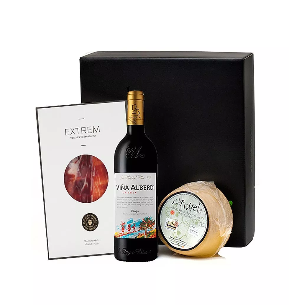 Gourmet Treats: Ham, Cheese, and Wine