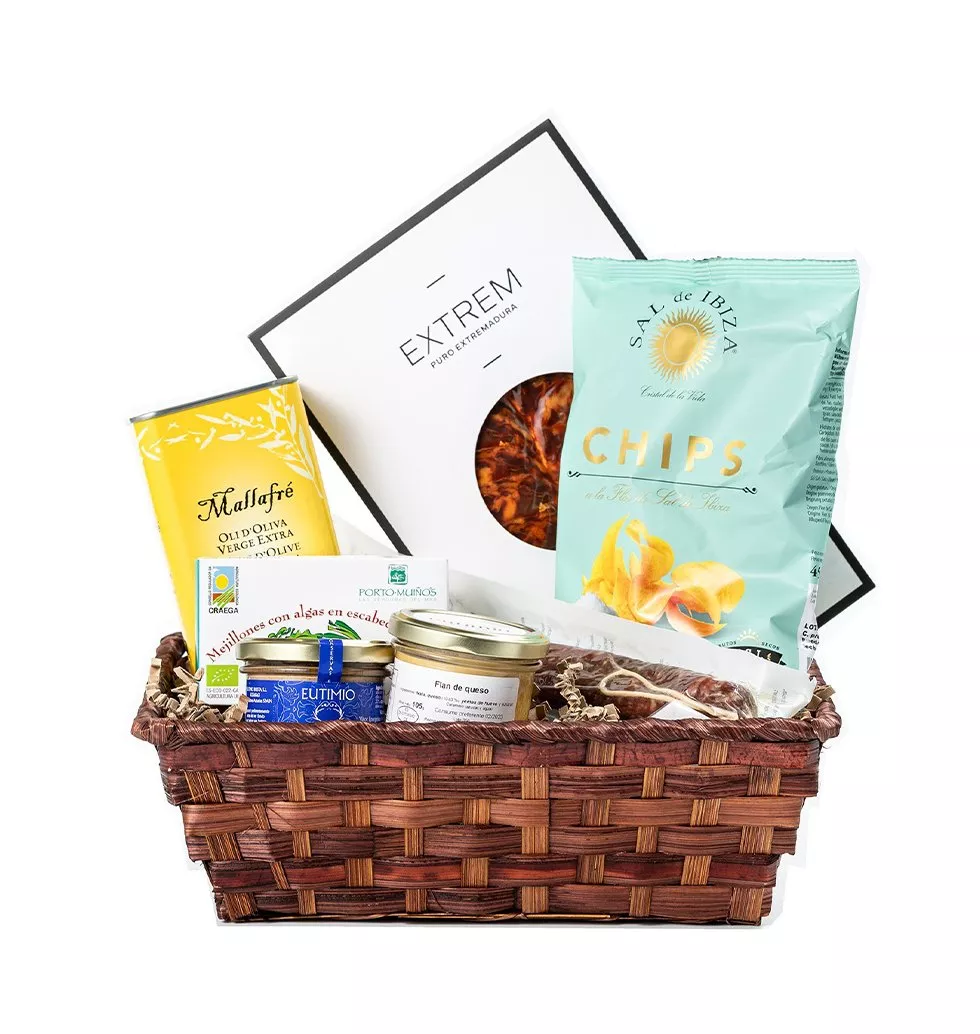 Taste of Spain: Gourmet Delicacies Basket