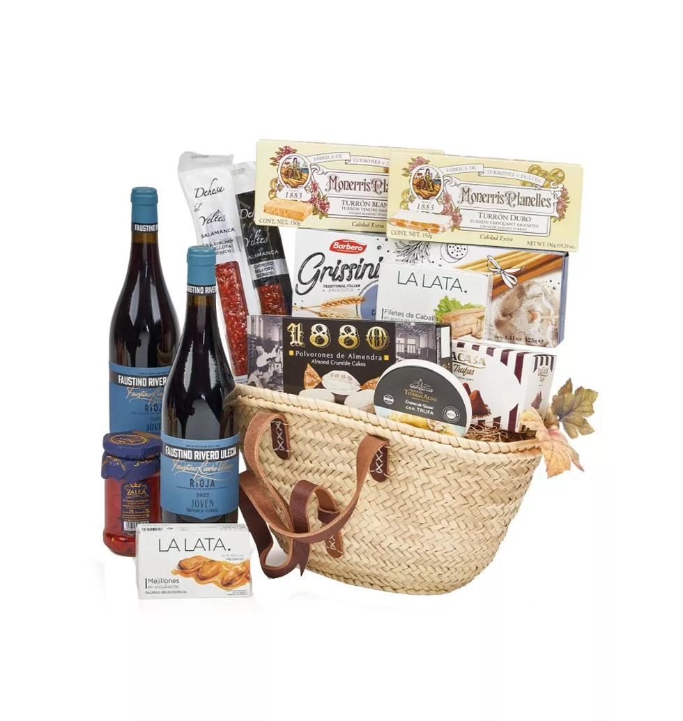 Elegant Holiday Treats Basket