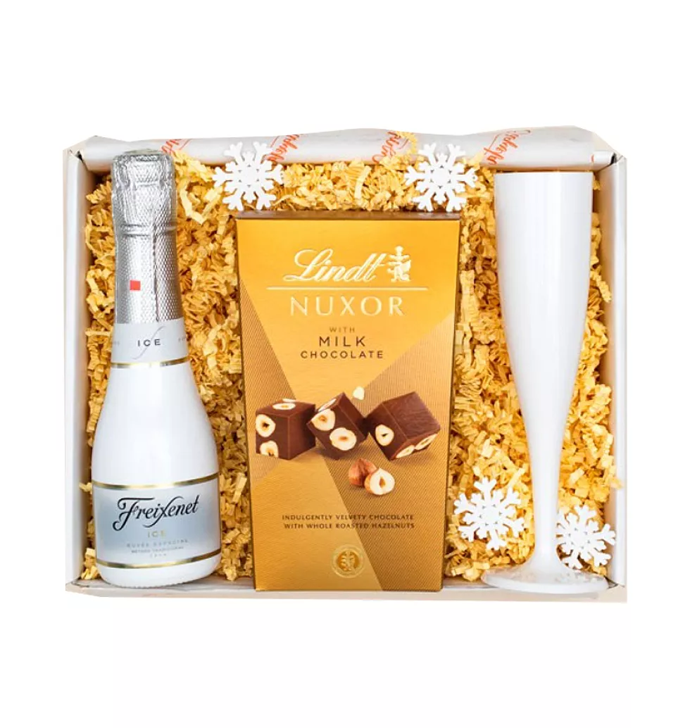 Gourmet Cava & Lindt Indulgence Box