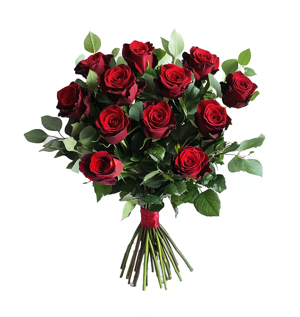 Pretty Red Roses Bouquet