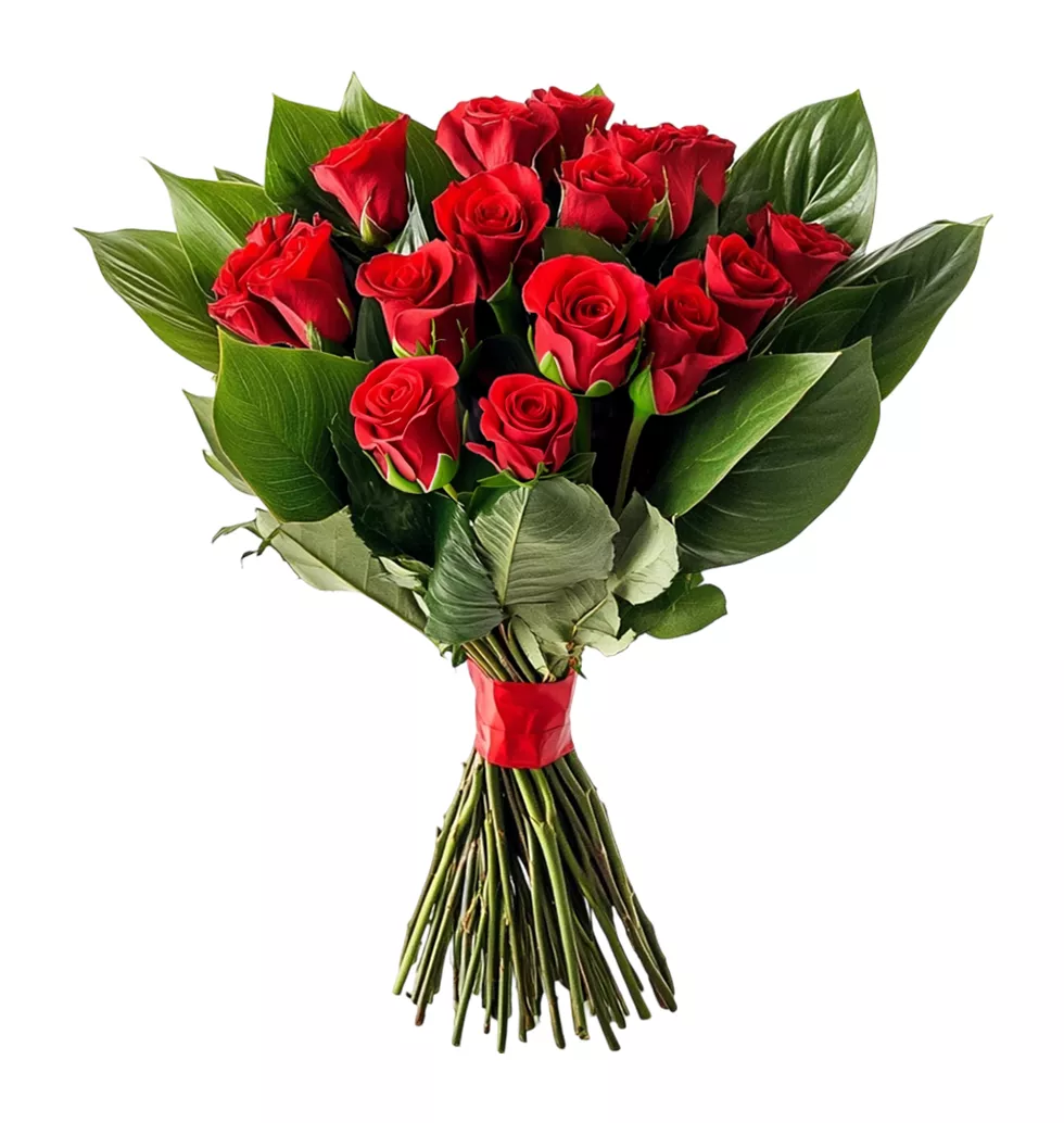 Passionate Gift of 18 Red Roses