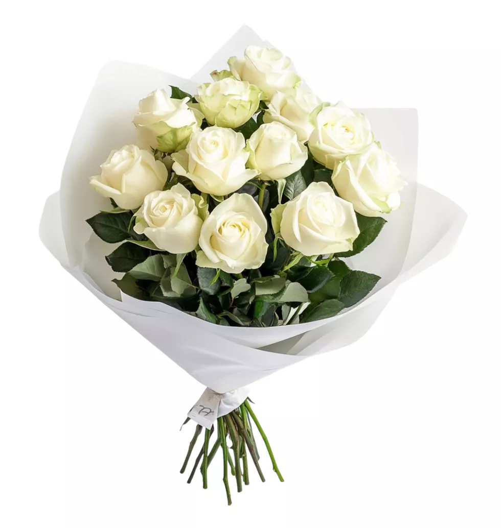 Timeless Elegance White Roses