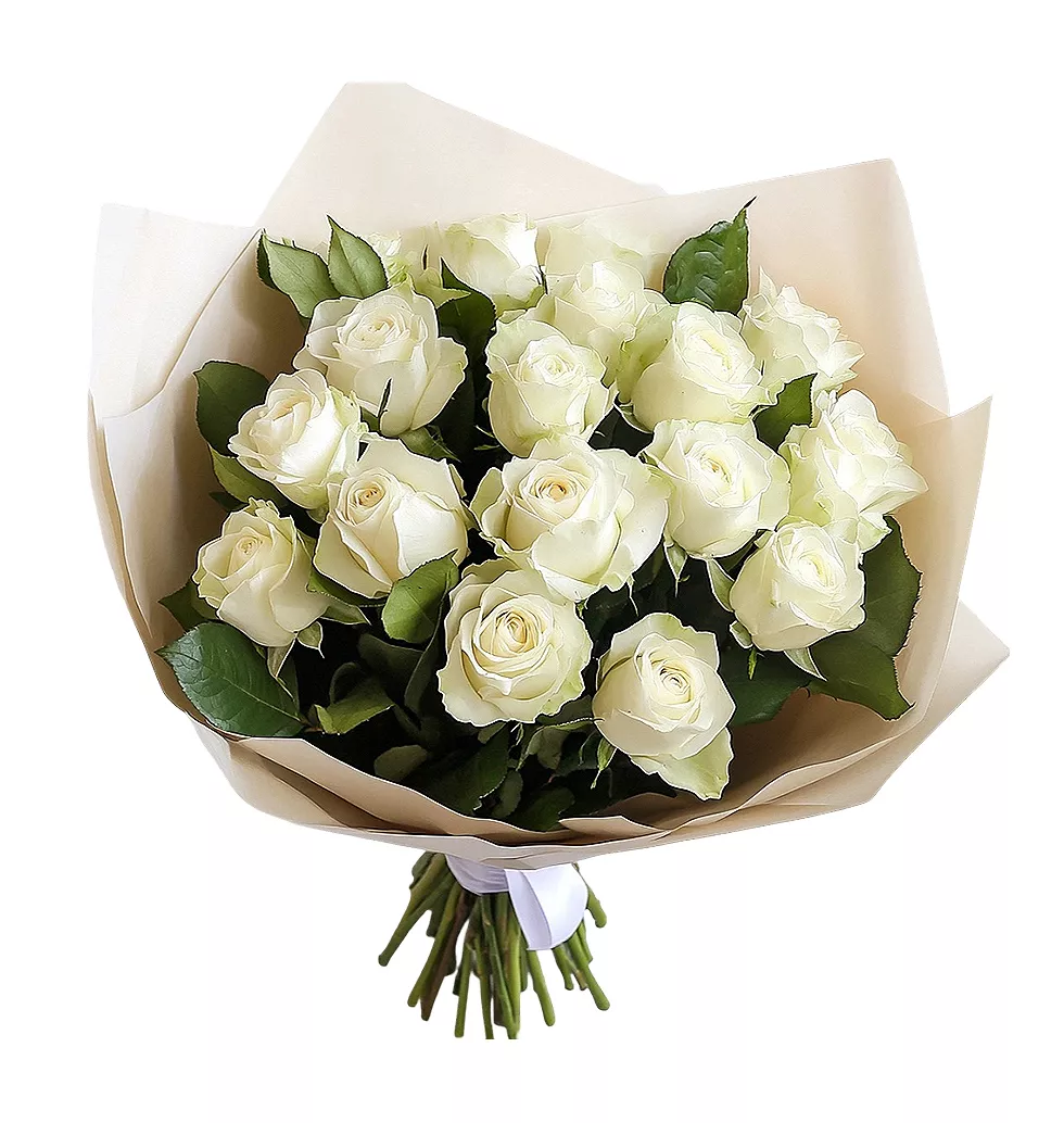 Serene White Blossom Arrangement