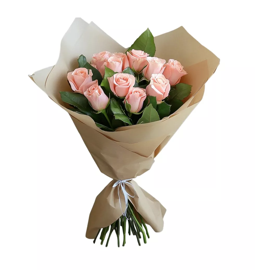 Wonderful Pink Rose Bouquet